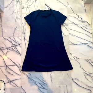 Zara Cotton Tshirt dress size M excellent Navy
